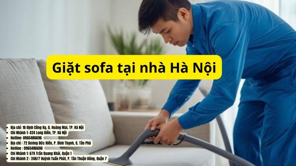giặt sofa tại nhà Hà Nội