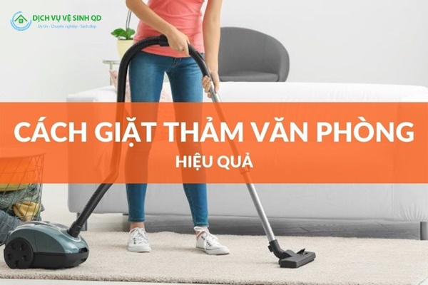 giặt thảm tại nhà
